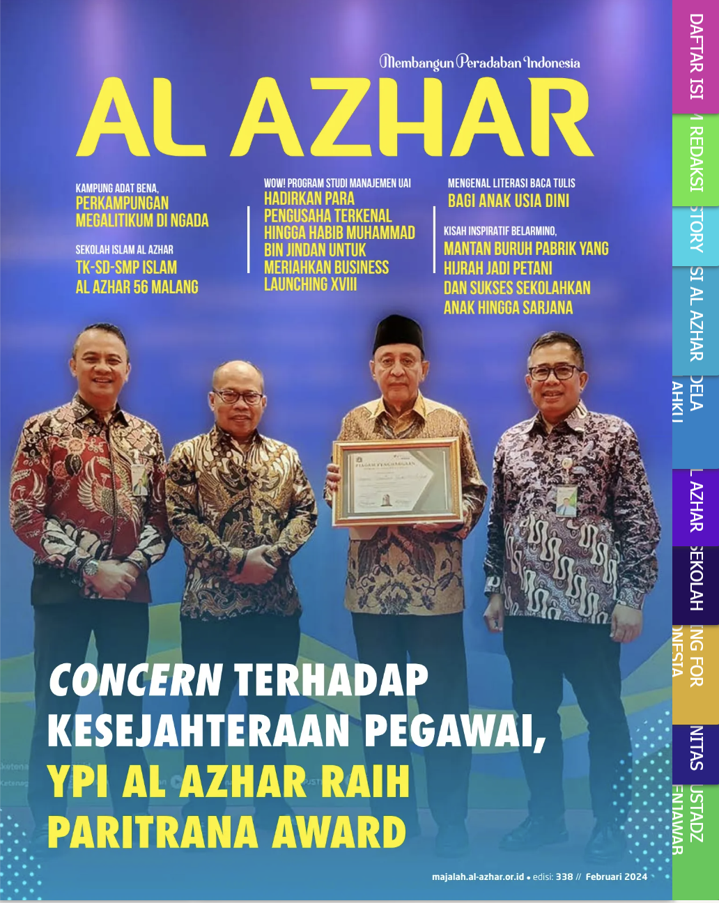 Majalah Al Azhar Edisi 338 - Al Azhar Kalibanteng